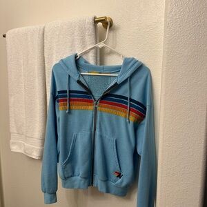 Blue Aviator Nation Zip Up